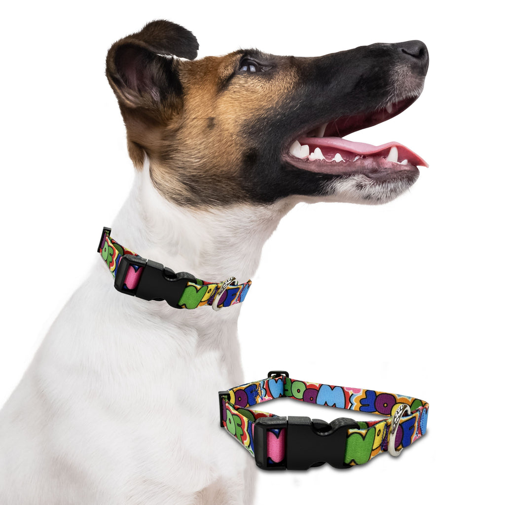 graffiti, perri's pet products, dog collar, hippie collection, dog lifestyle