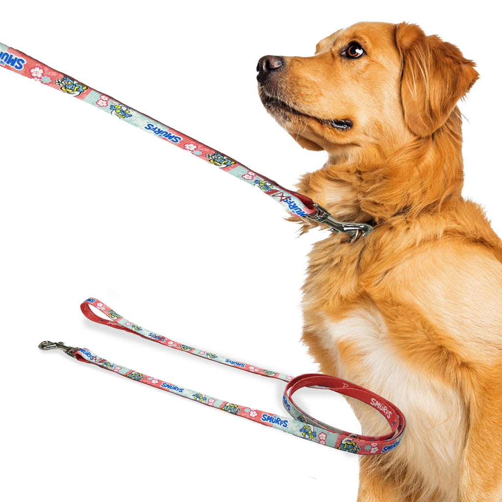 Smurfette flower power, perri's pet products, dog leash, dog lifestyle