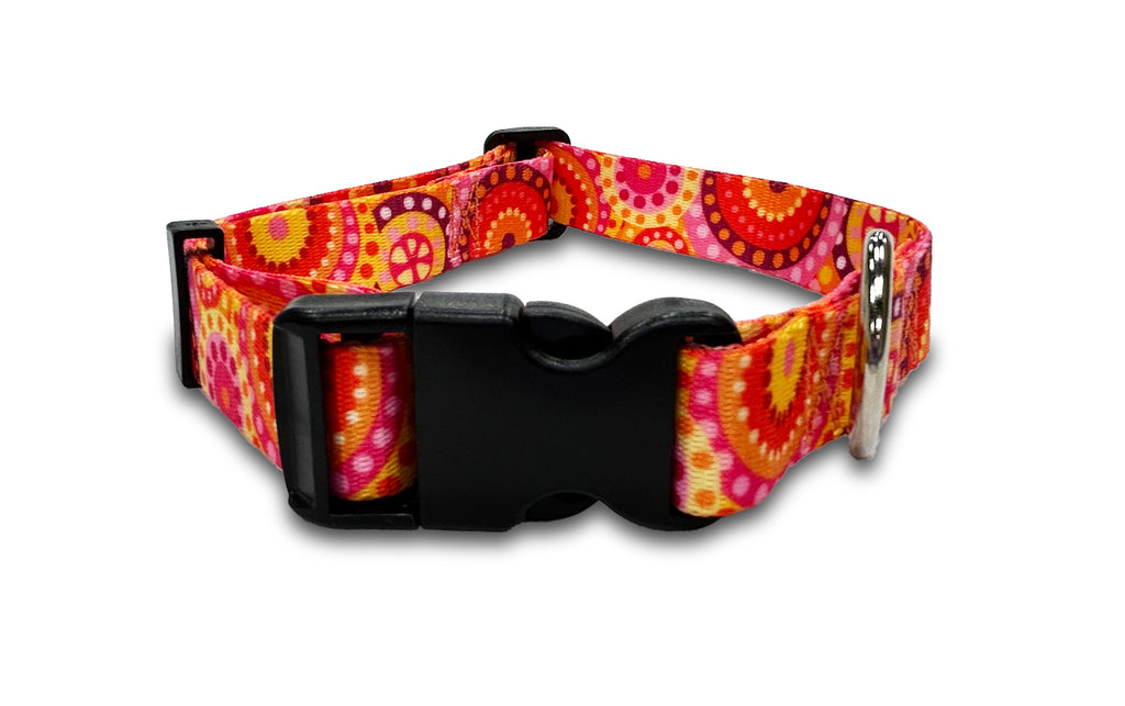 boho, perri's pet products, dog collar, hippie collection