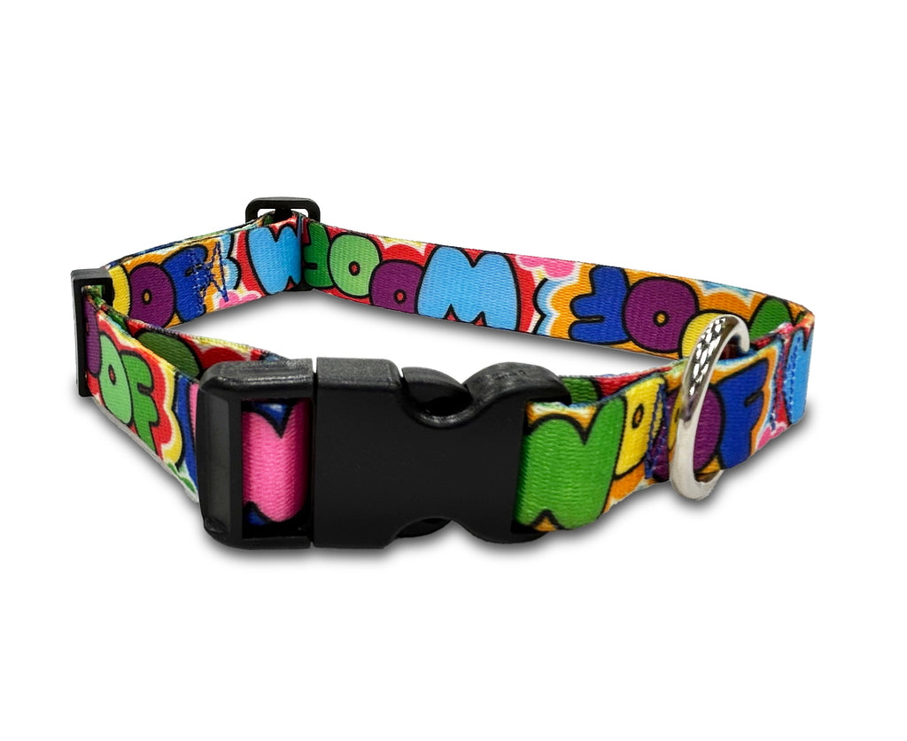 graffiti, perri's pet products, dog collar, hippie collection