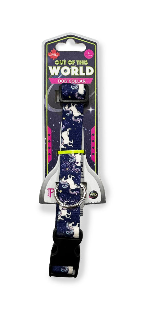 starlight twinkle unicorn, perri's pet products, dog collar, packaging