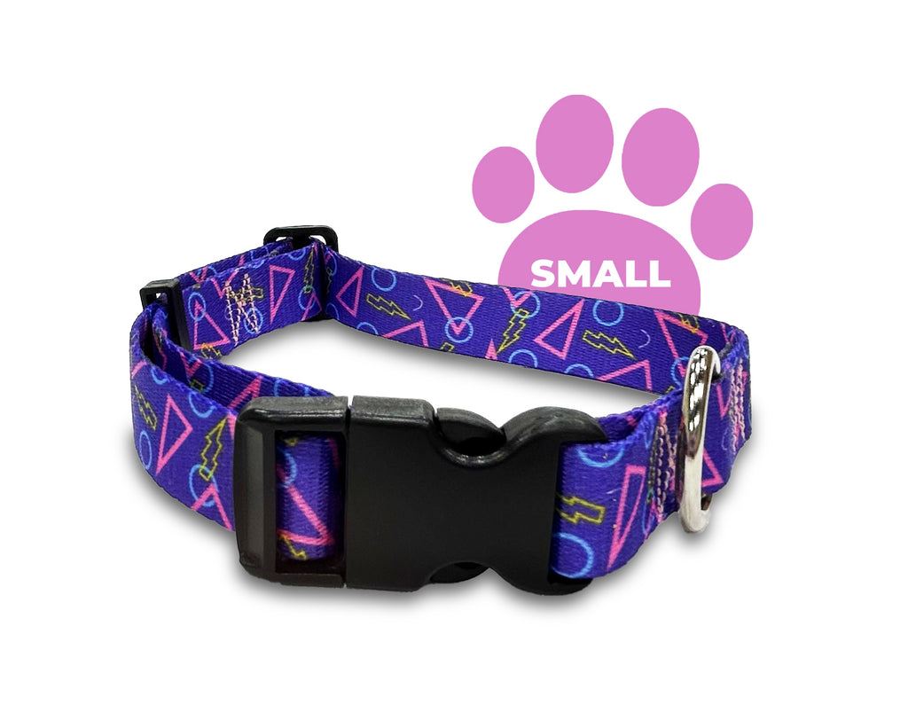 arcade, perri's pet products, dog collar, hippie collection, small
