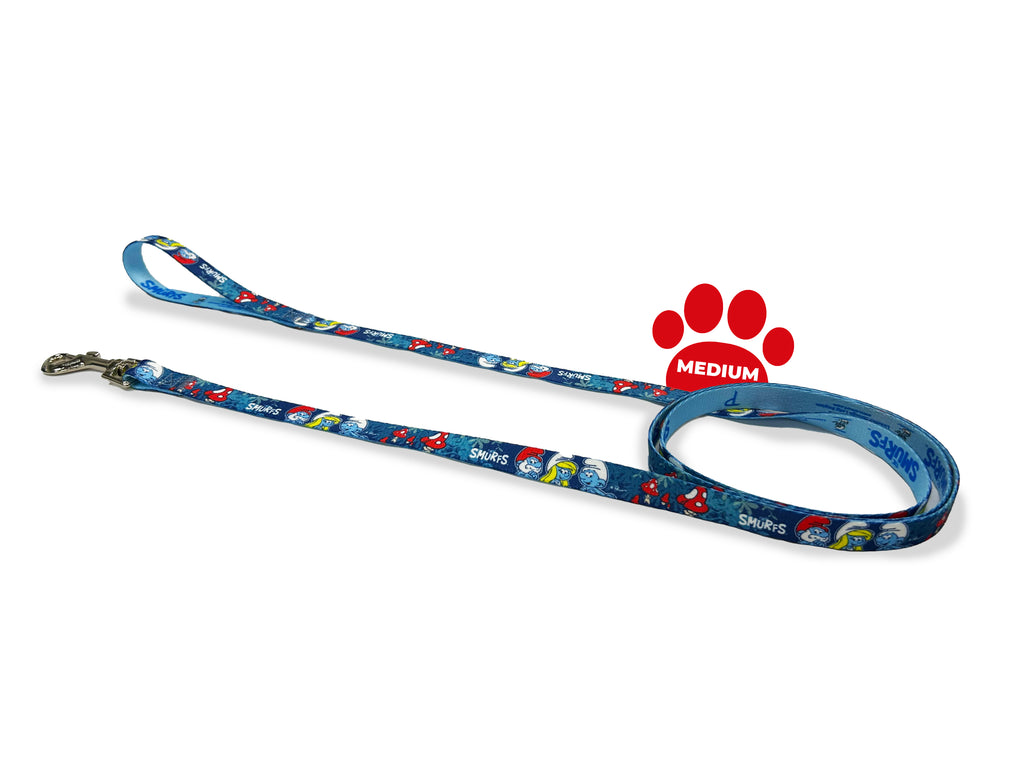 smurfs enchanted forest, perri's pet products, dog leash, medium