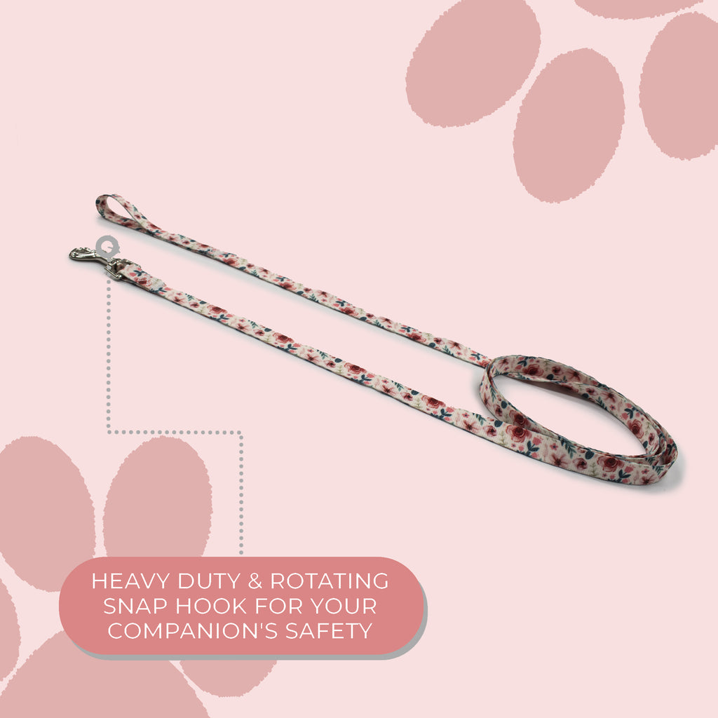 perri's pet products, dog leash, spring floral