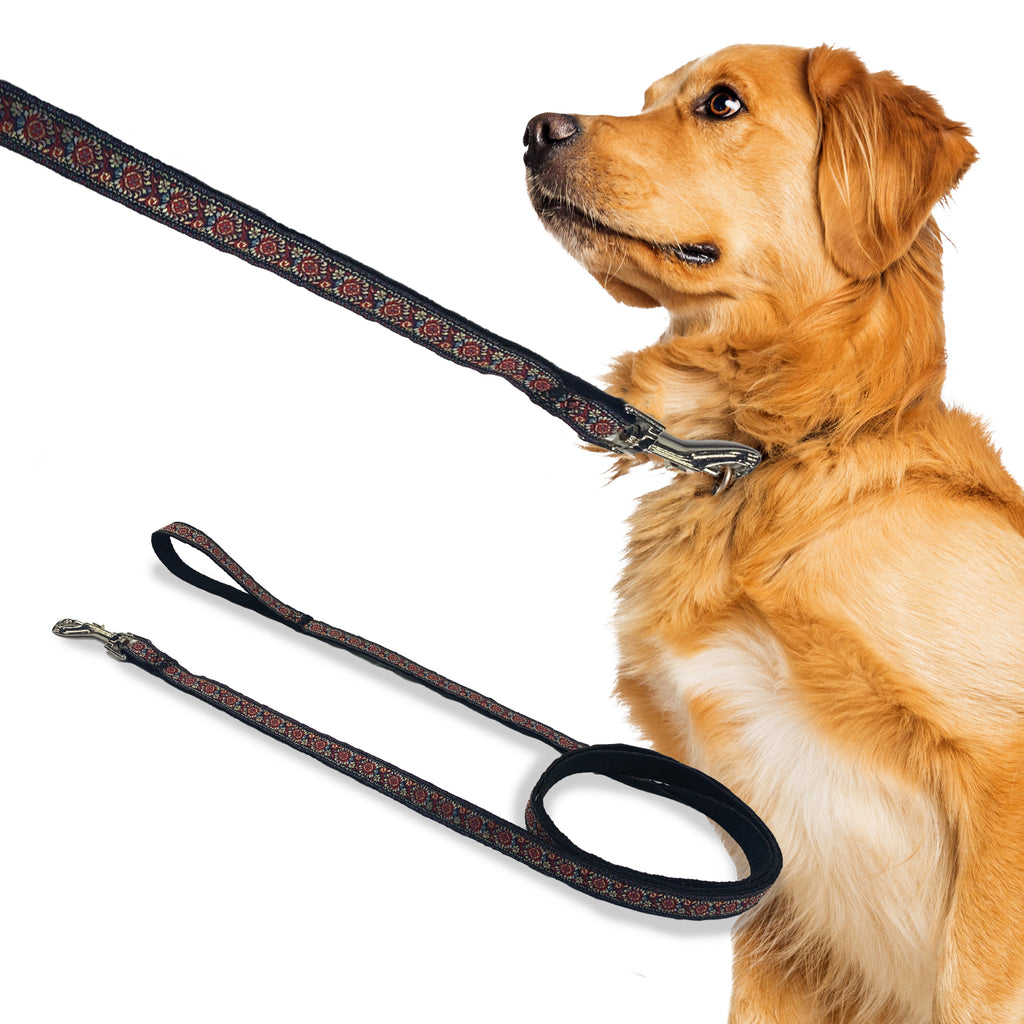 Perri's Pet Products, dog leash, royal bloom