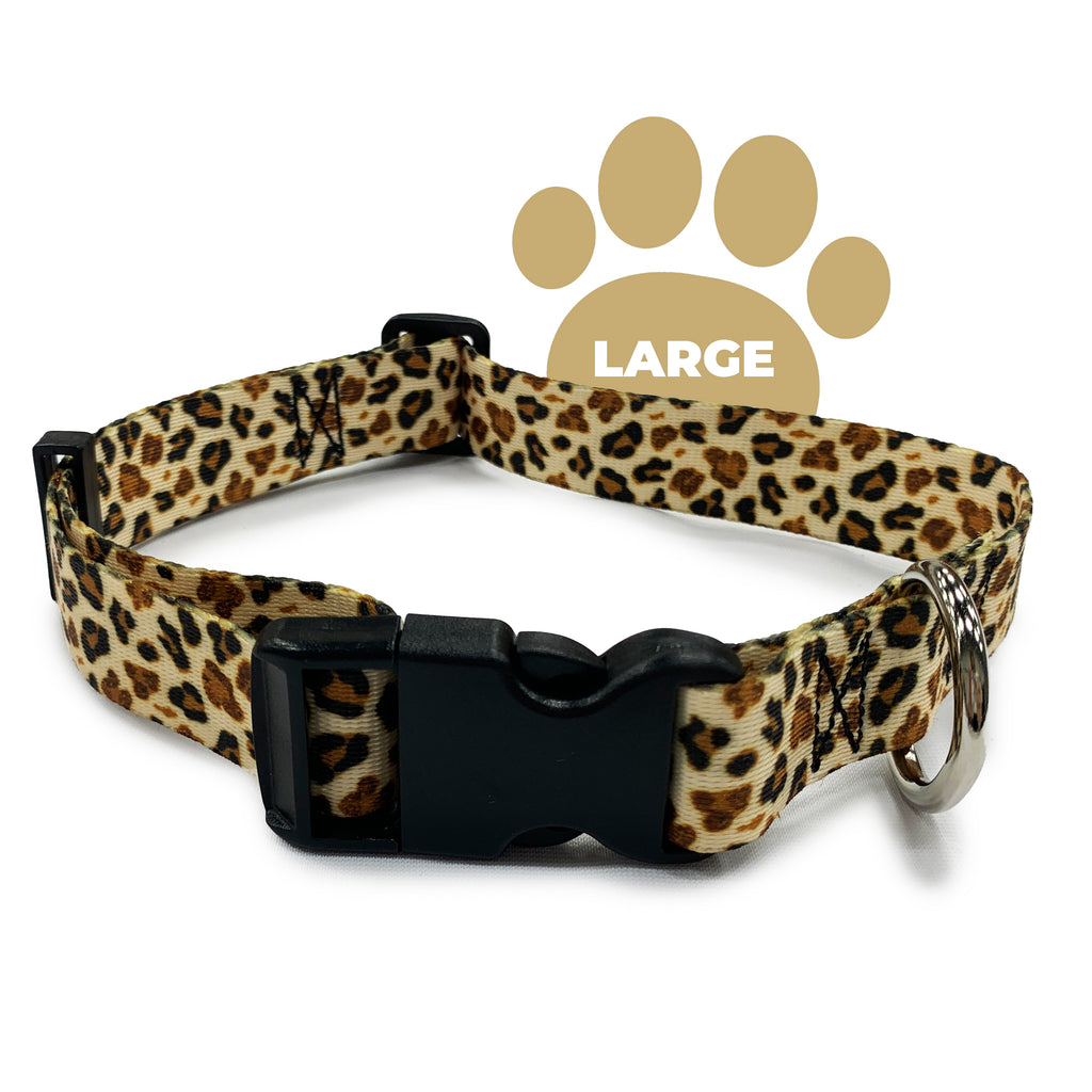 perri'd pet products, dog collars, cheetah print goldperri's pet products, dog collars, cheetah print gold