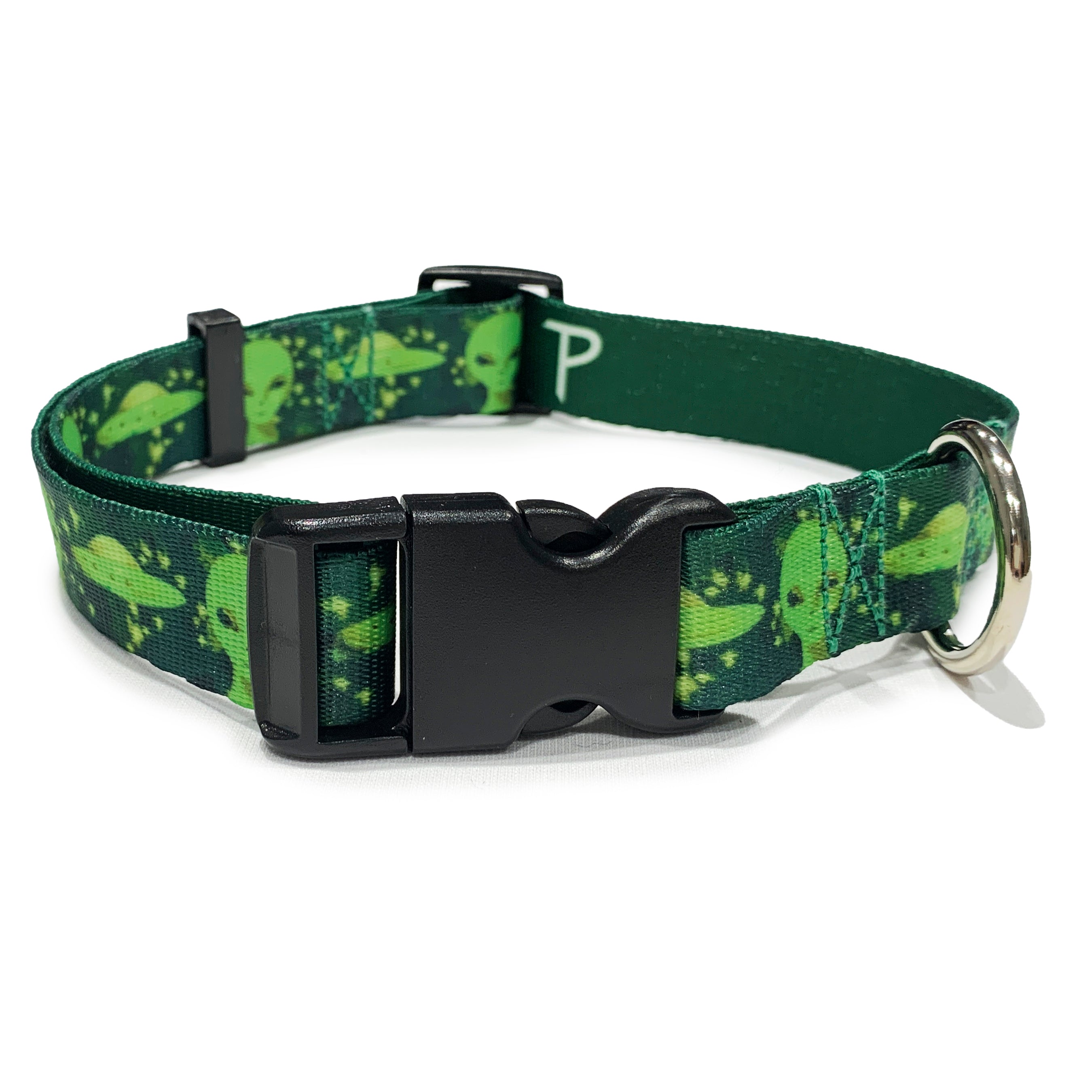 Green Aliens Dog Collar Custom Dog Collar Martingale Pet 