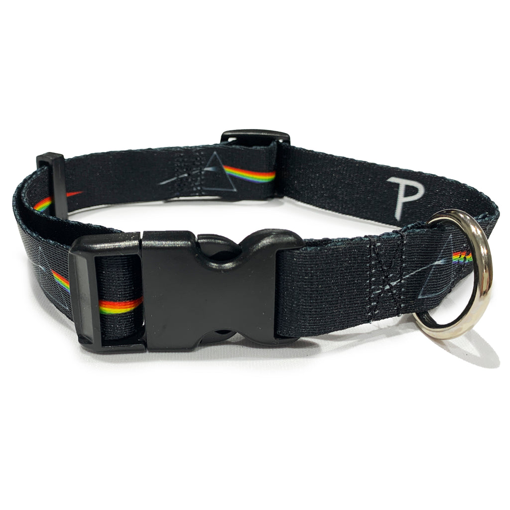 perri's pet products, dog collar, Pink Floyd prism