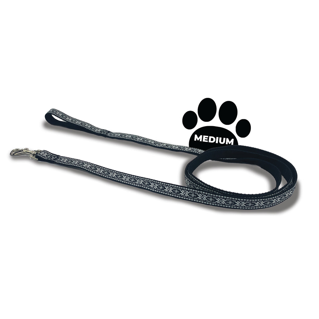 Perri's pet Products, dog leash, winter blizzard jacquard