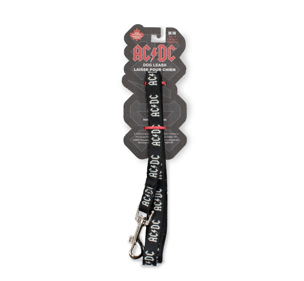 perri's pet products, dog leash, ACDC logo, packaging