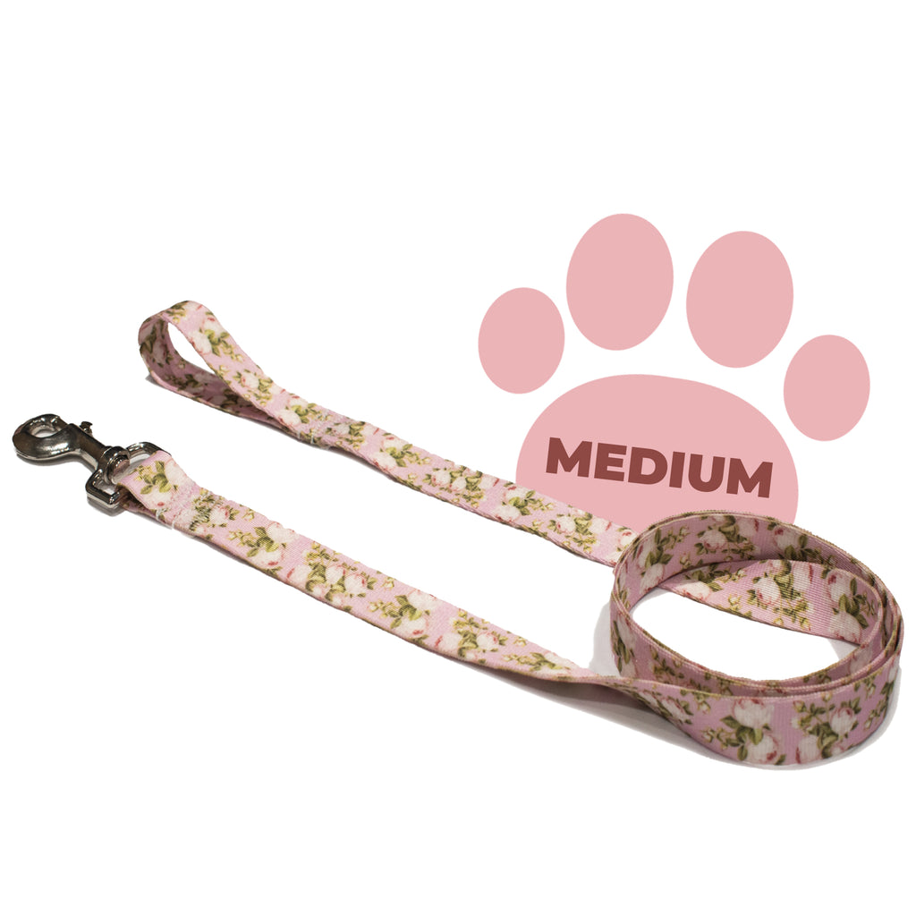 perri's pet products, dog leash, pink rose