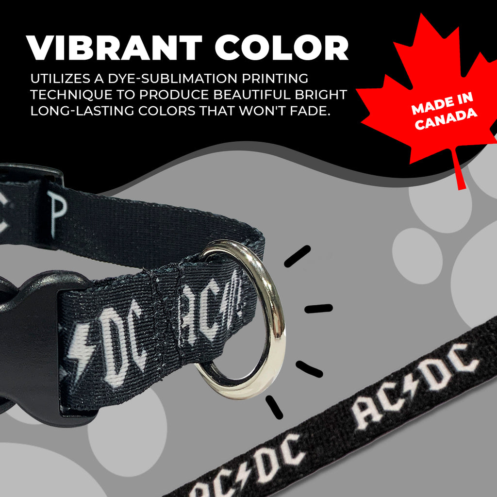 perri's pet products, dog collar, ACDC logo