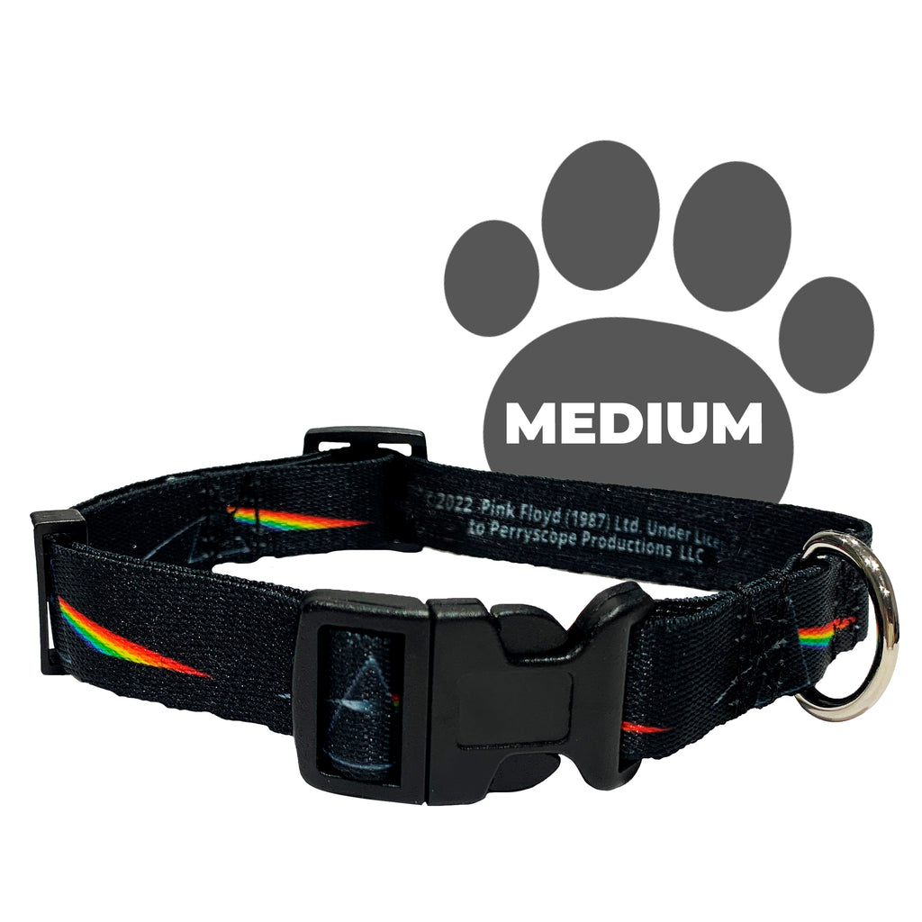 perri's pet products, dog collar, Pink Floyd prism